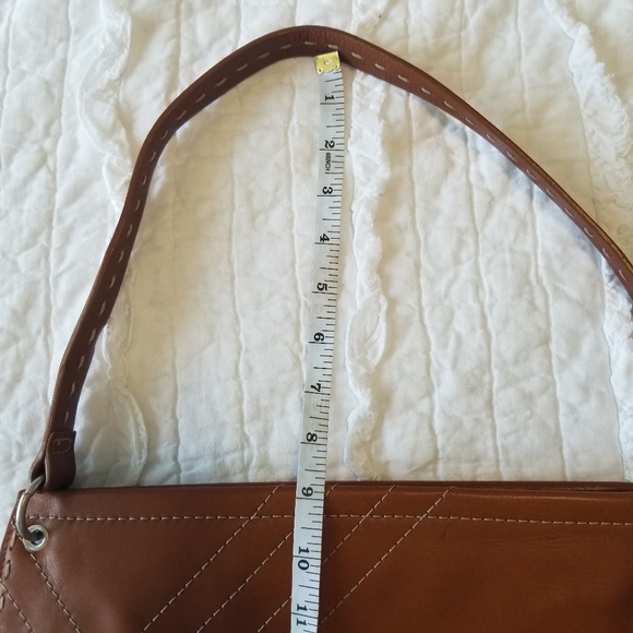 GAP 100% Genuine Leather Bag Brandy Brown EUC - Picture 15 of 16